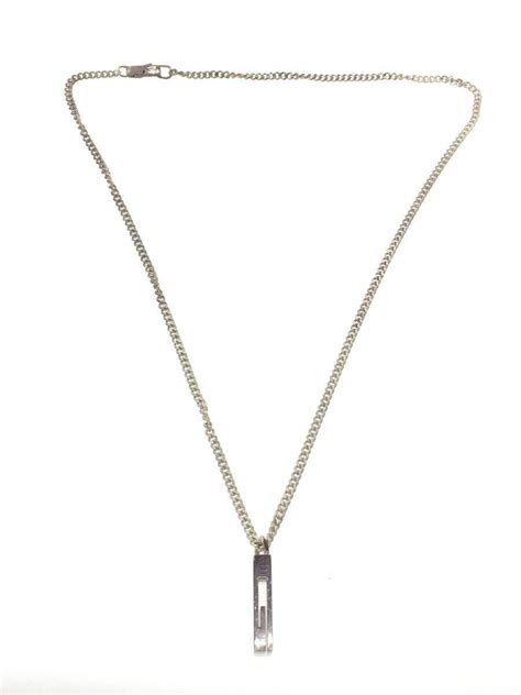 GUCCI Necklace SV925 SLV Men 0309J8055 .